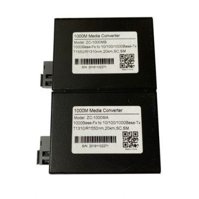 Đầu B  Bộ chuyển đổi quang điện ZINCOM ZC-100MB 1 sợi 10/100M/ Hàng nhập khẩu