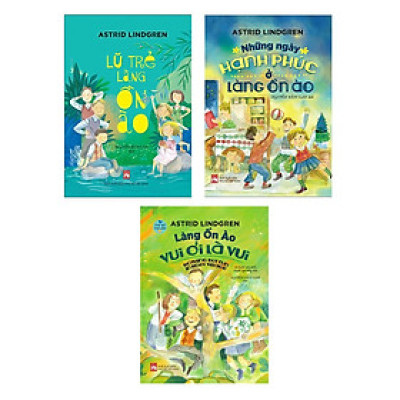 Sách - Combo 3 Cuốn: Lũ Trẻ Làng Ồn Ào + Những Ngày Hạnh Phúc Ở Làng Ồn Ào + Làng Ồn Ào Vui Ơi Là Vui - NXB Phụ Nữ