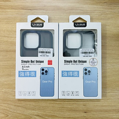 Ốp lưng Likgus lưng nhám viền màu dành cho iPhone 13 Pro - hàng chính hãng