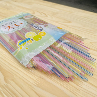 Set 80 chiếc ống hút Thick Straw Ø8mmx210mm - Hàng nội địa Nhật Bản nhập khẩu chính hãng
