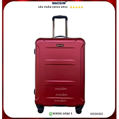 Vali cao cấp Macsim Smooire MSSM332 cỡ 24 inch màu đỏ - Hàng loại 1