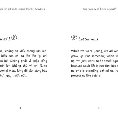 Combo Chưa Kịp Lớn Đã Phải Trưởng Thành (Bìa Trắng) (Sách Song Ngữ Anh-Việt) (Bộ 2 Cuốn) - TIME