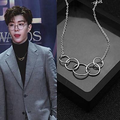 Dây chuyền vòng tròn basic cá tính nám nữ