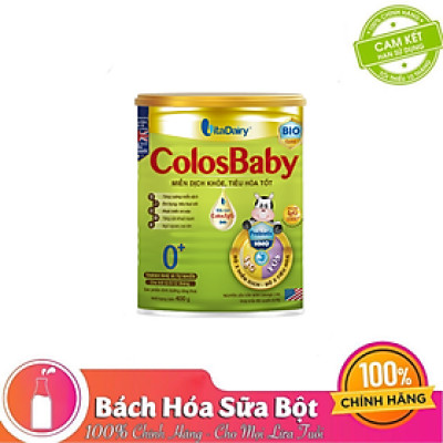 Sữa Bột Vitadairy Colosbaby Bio Gold 0+ 400g