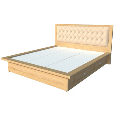 Giường ngủ 2 hộc kéo Tundo 140cm x 200cm