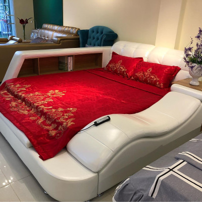 Giường ngủ Tundo cao cấp có thành massage 