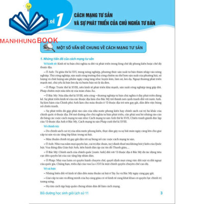 Sách - Bồi Dưỡng Học Sinh Giỏi Lịch Sử 11 - Biên soạn theo chương trình GDPT mới.