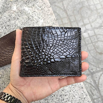 SIÊU PHẨM..! Ví nam da bắp tay cá sấu 