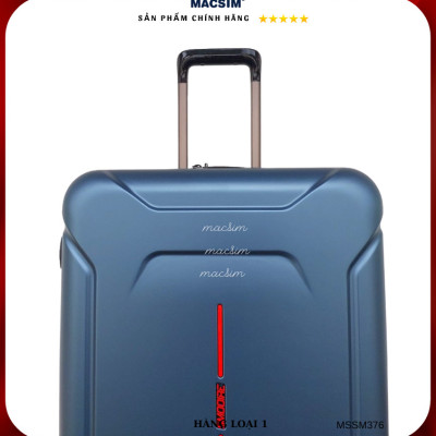 Vali cao cấp Macsim Smooire MSSM376 cỡ 20 inch màu blue hàng loại 1