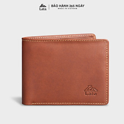 Ví nam da bò Lata ( Thời trang nam - Ví da thật LVN68 )