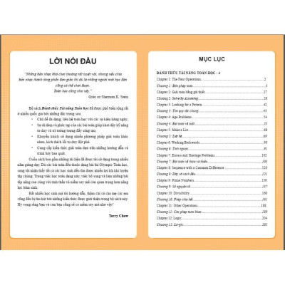 Sách Đánh Thức Tài Năng Toán Học 3 Và 4,  ( Bộ 2 cuốn, 9 - 12 tuổi )