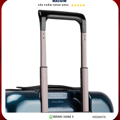Vali cao cấp Macsim Smooire MSSM376 cỡ 20 inch màu blue hàng loại 1