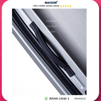 Vali cao cấp Macsim Aksen hàng loại 1 MSAK8210 cỡ 20inch- màu bạc