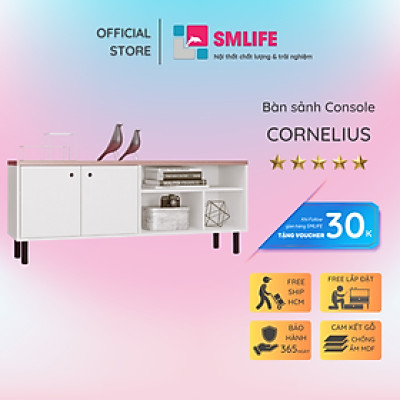 Bàn sảnh ra vào gỗ hiện đại SMLIFE Cornelius