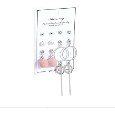 Sét 5 bông tai các loại thời trang Hàn Quốc BT181