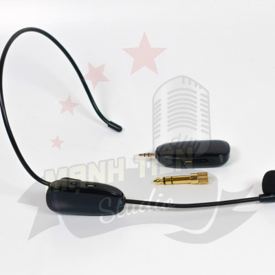 Micro không dây đeo tai Zansong V16 - Hỗ trợ thuyết trình, giảng dạy - Chống ồn, chống tạp âm, chống hú tốt - Khoảng cách kết nối lên đến 30m - Phù hợp cho mọi thiết bị: loa kéo, loa bluetooth, amply, mixer, sound card - Hàng nhập khẩu