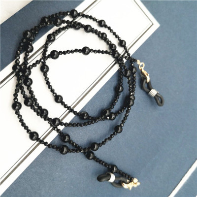 Dây đeo kính hạt đen