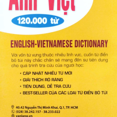 Từ Điển Anh - Việt 120.000 Từ