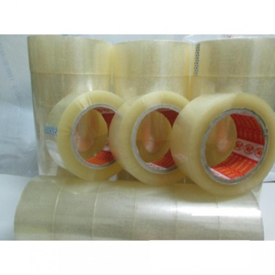 [Xả Kho ] cuộn băng keo trong 200 yard, băng keo dán thùng, băng keo trong, siêu dính, khỗ 4.8 cm