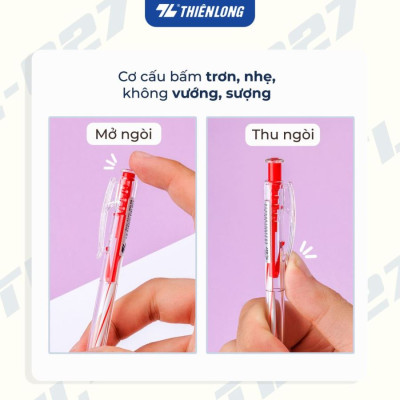 Bút Bi Đỏ TL-027 (Hộp 20 cây)
