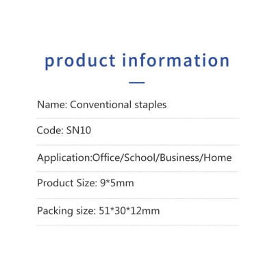 10 Hộp -Kim Bấm số 10 -BAOKE