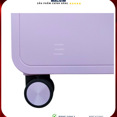 Vali cao cấp Macsim SMLV2301 cỡ 20 inch màu tím- Hàng loại 1