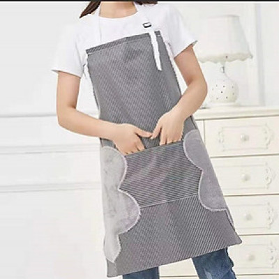 Tạp Dề Chống Thâm Có Túi Và Chỗ Lau Tay Tiện Lợi - TD14 (Giao ngẫu nhiên mẫu)