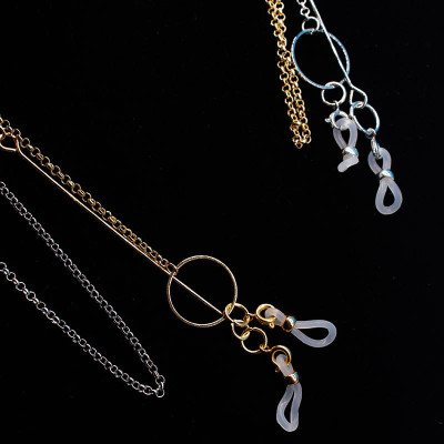 Dây đeo gọng kính vòng tròn punk rock cá tính unisex nam nữ