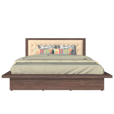 Giường ngủ cao cấp Tundo màu nâu 180cm x 200cm