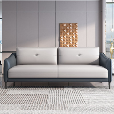 Bộ sofa băng văn phòng bọc da cao cấp Juno Sofa HVPCT-19