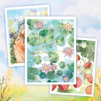 Sách - Tô Nét Khu Vườn Nhỏ Có Hoa Cỏ Bình Yên - Megabook