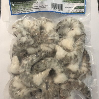 Tôm sú thịt sinh thái Seaprodex kích cỡ 31/40-250gr.