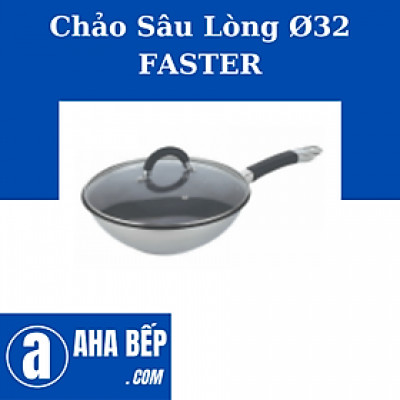 Chảo sâu lòng Faster Faster 32 cm. Hàng Chính Hãng