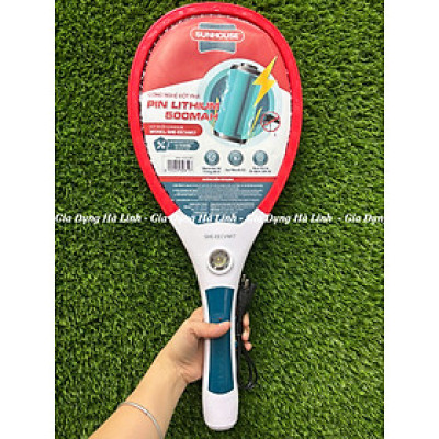 Vợt Muỗi Sunhouse SHE-EECVM17, SHE-EECVM18, Pin Lithium 500mAh siêu bền, Bảo hành 12 tháng