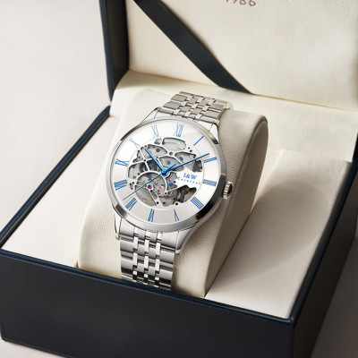 Đồng hồ nam chính hãng IW CARNIVAL IW522G-1 Kính sapphire ,chống xước,Chống nước 50m ,Bảo hành 24 tháng,Máy cơ (Automatic),Dây kim loại thép 316L không gỉ,thiết kế lộ cơ thể thao