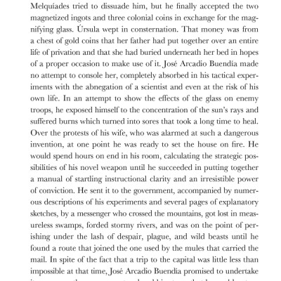 One Hundred Years of Solitude (P.S.)