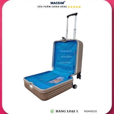 Vali cao cấp Macsim Aksen hàng loại 1 MSAK8216 cỡ 17 inch màu gold