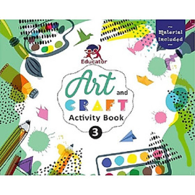 Art and Craft Activity Book 3 for 6-7 Year old kids with free craft material