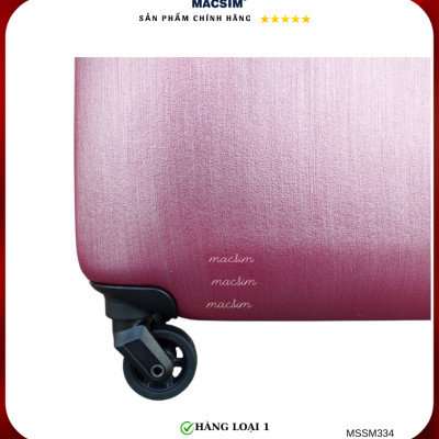 Vali cao cấp Macsim Smooire MSSM334 cỡ 16 inch màu hồng - Hàng loại 1
