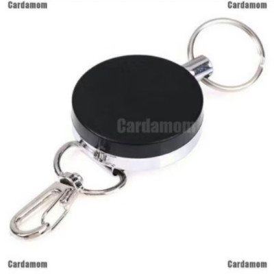 1 CÁI MÓC KHÓA ĐEO THẺ MÓC BÓP VÍ CÓ DÂY RÚT KÉO AN TOÀN THUẬN TIỆN CHO MỌI NGƯỜI 