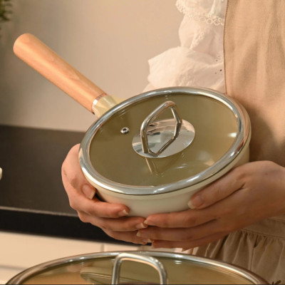 Quánh Phủ Gốm Chống Dính Haatz - Made In Korea Dùng Trên Mọi Loại Bếp - Bảo Hành Chính Hãng 2 Năm