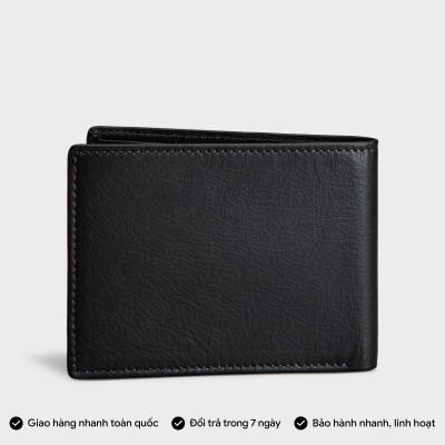Ví nam da bò Lata ( Thời trang nam - Ví da thật LVN71 )