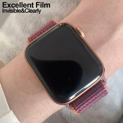 Dán Cường Lực Dẻo APPLE WATCH 3D Full Màn - Bảo Vệ Full Màn Hình Size 40/44MM