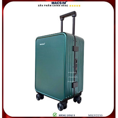 Vali cao cấp Macsim SMLV2230 cỡ 20 inch màu xanh đậm ( dark green)- Hàng loại 1