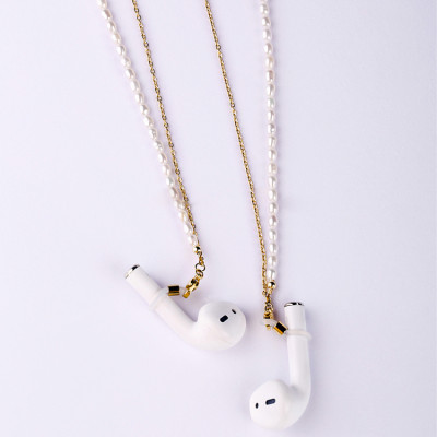 Dây đeo kính hai lớp mix chuỗi ngọc trai nhỏ phong cách Âu Mỹ chuỗi đeo khẩu trang đeo mặt nạ khí chất