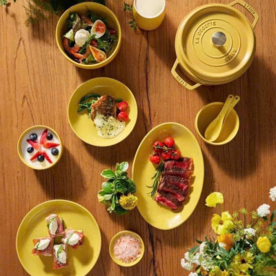 Bô Tô chén đĩa 10 món Staub