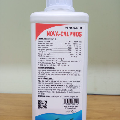 Khoáng Kích Thích Tôm Lột Xác Anova Nova Calphos (chai 1 lít)