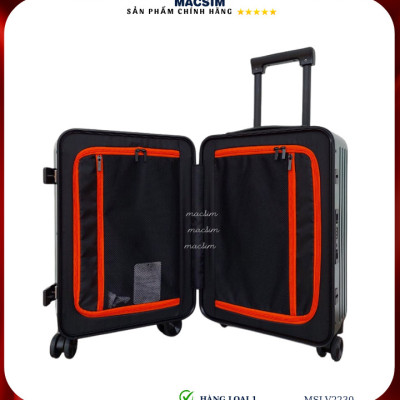 Vali cao cấp Macsim SMLV2230 cỡ 20 inch màu xanh đậm ( dark green)- Hàng loại 1