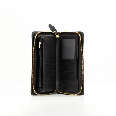 Ví cầm tay KURO- 1 dây kéo | Anh Tho leather