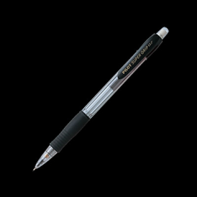 Bút Chì Bấm Super Grip (Thân Đen) H-187-SL-B